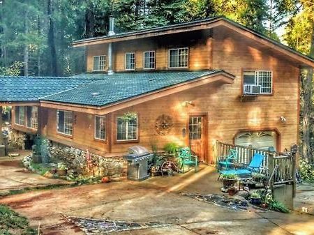 A Lovely Cabin House At Way Woods Retreat With Outdoor Hot Tub! - By Sacred Hub Mgmt Foresthill 外观 照片